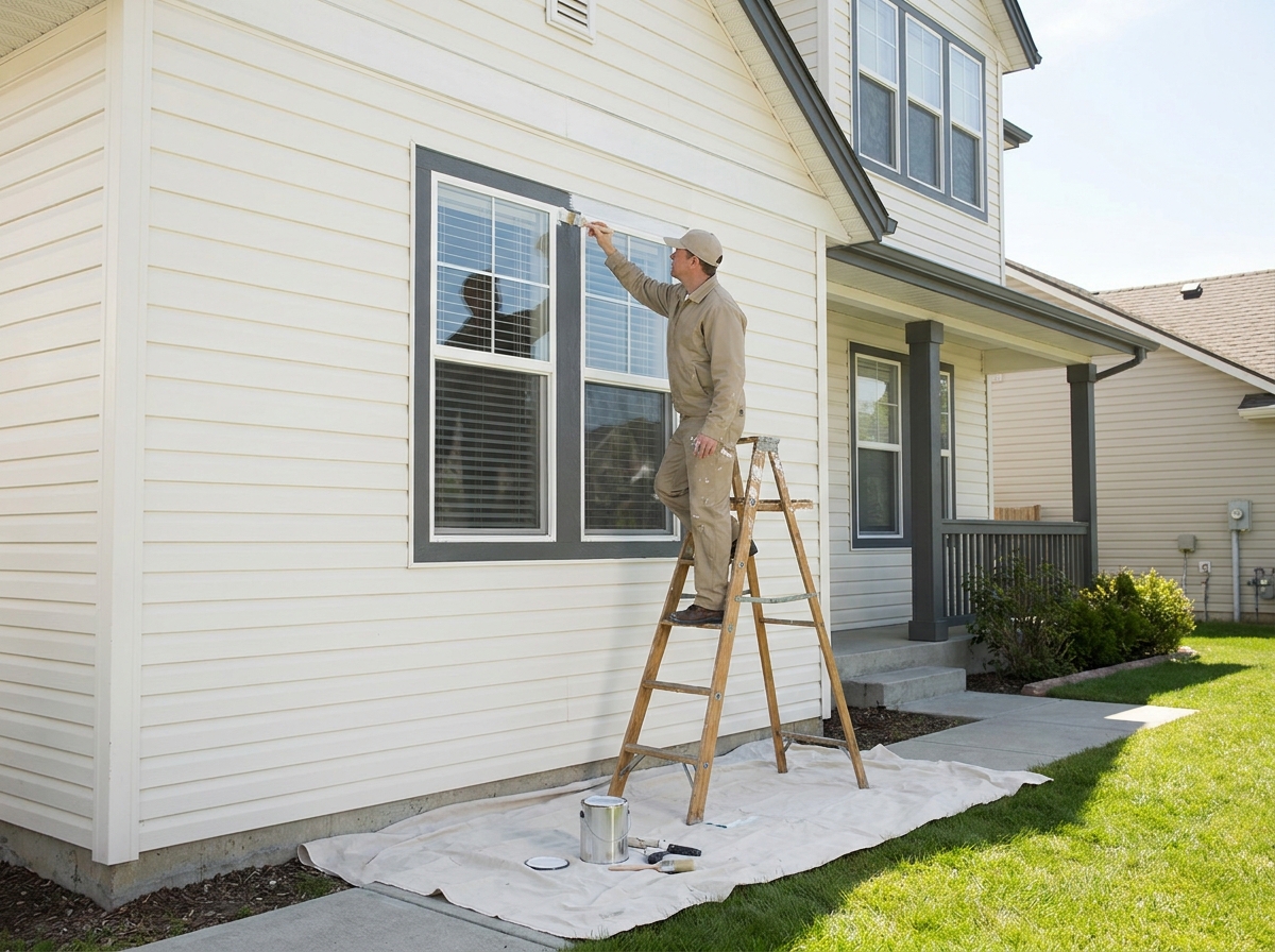 Exterior painting and home maintenance work in Las Cruces, NM